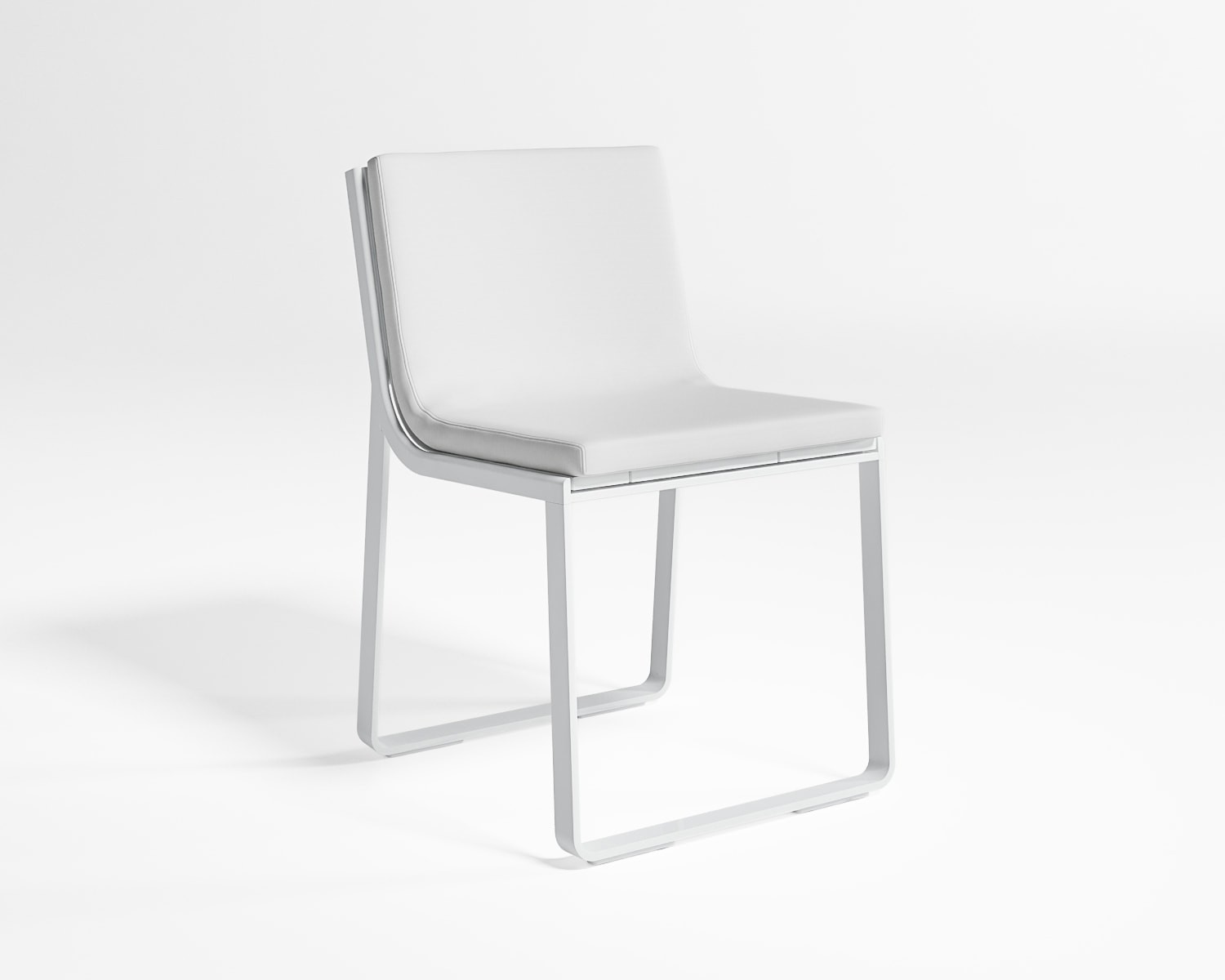 Flat Dining Chair without Arms